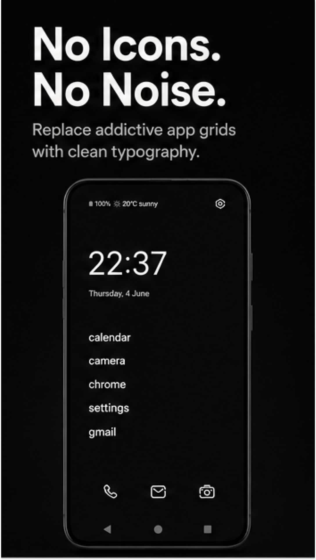 mono launcher mockup